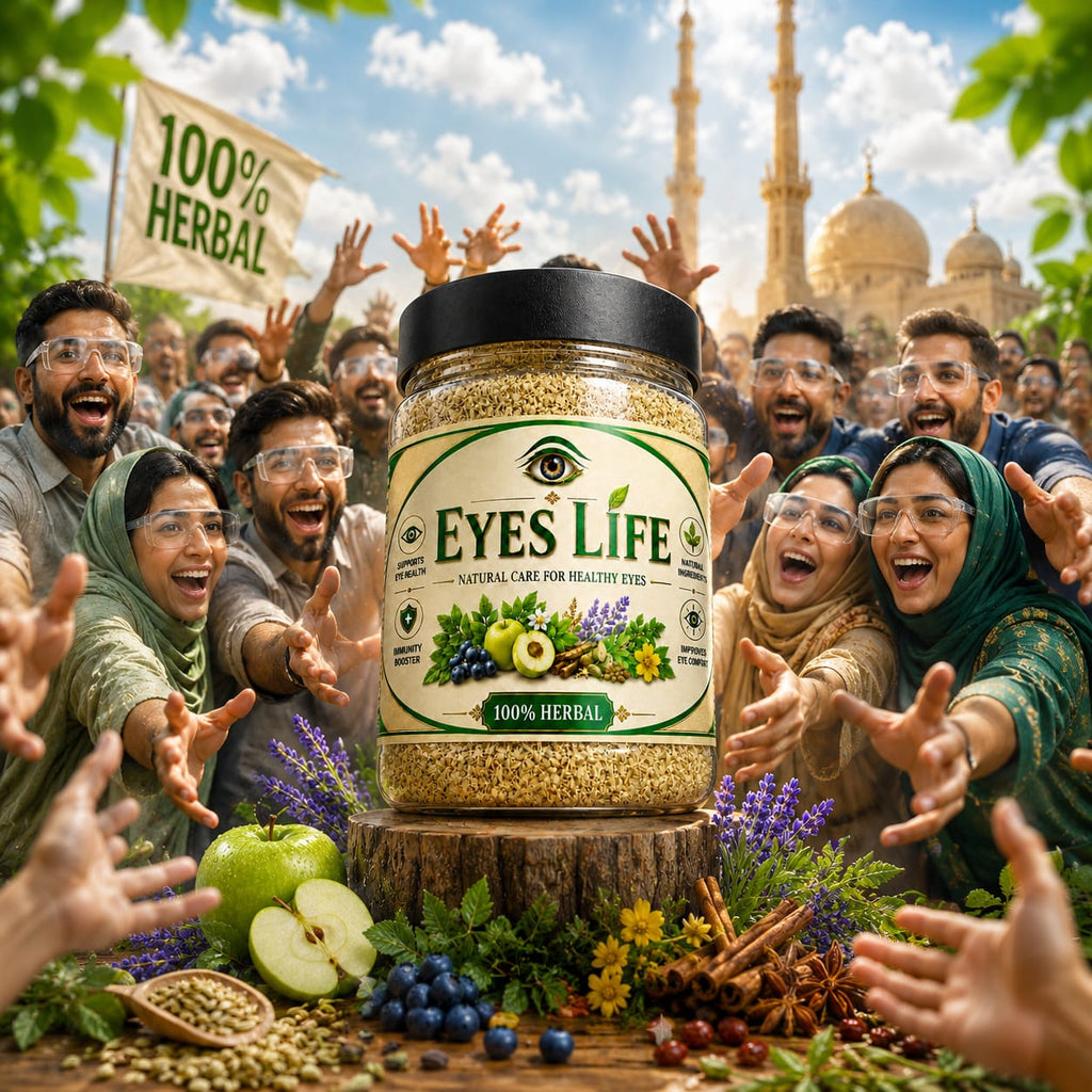 Eyes Life Herbal Food Supplement Powder - 3 Month Course 3 Jar